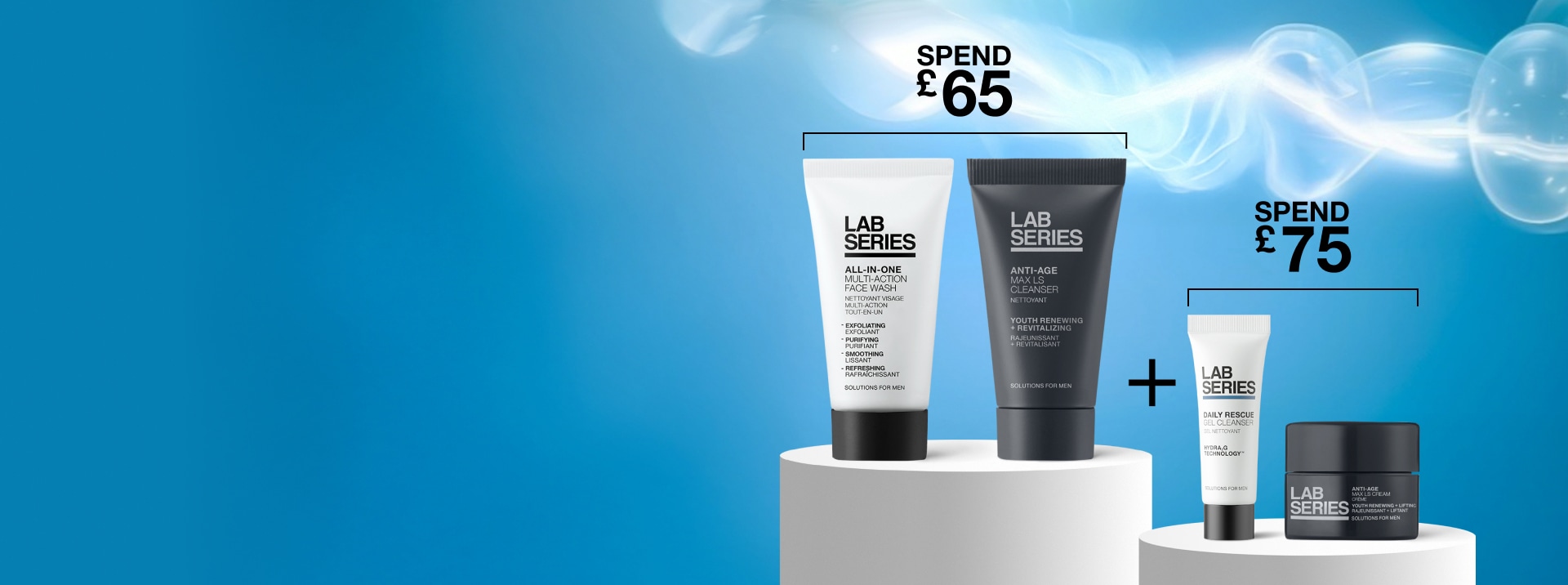 SPEND £55+ & receive one free travel size.